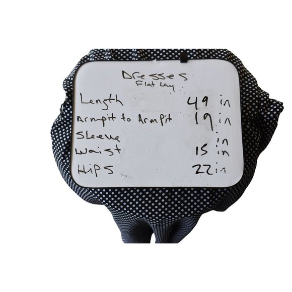 JBS Black White Polka Dot Retro Dress 14 - Picture 6 of 6